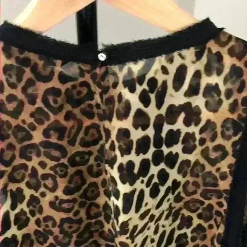 Zara leopard print tank top - Picture 3 of 5